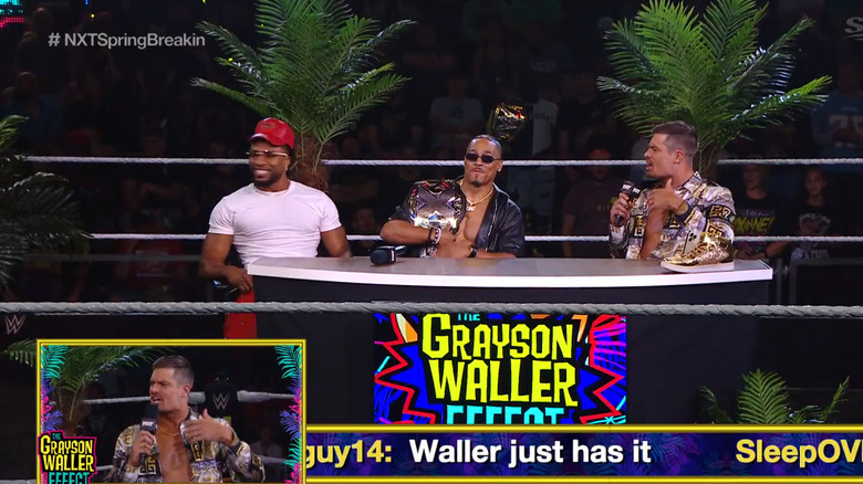 Waller, Williams, and Hayes in the ring