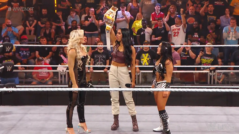 The three women in the ring