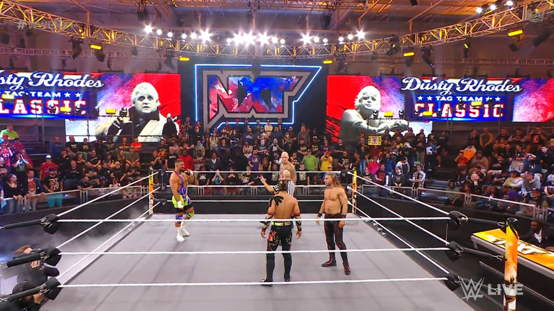 The four men in the ring