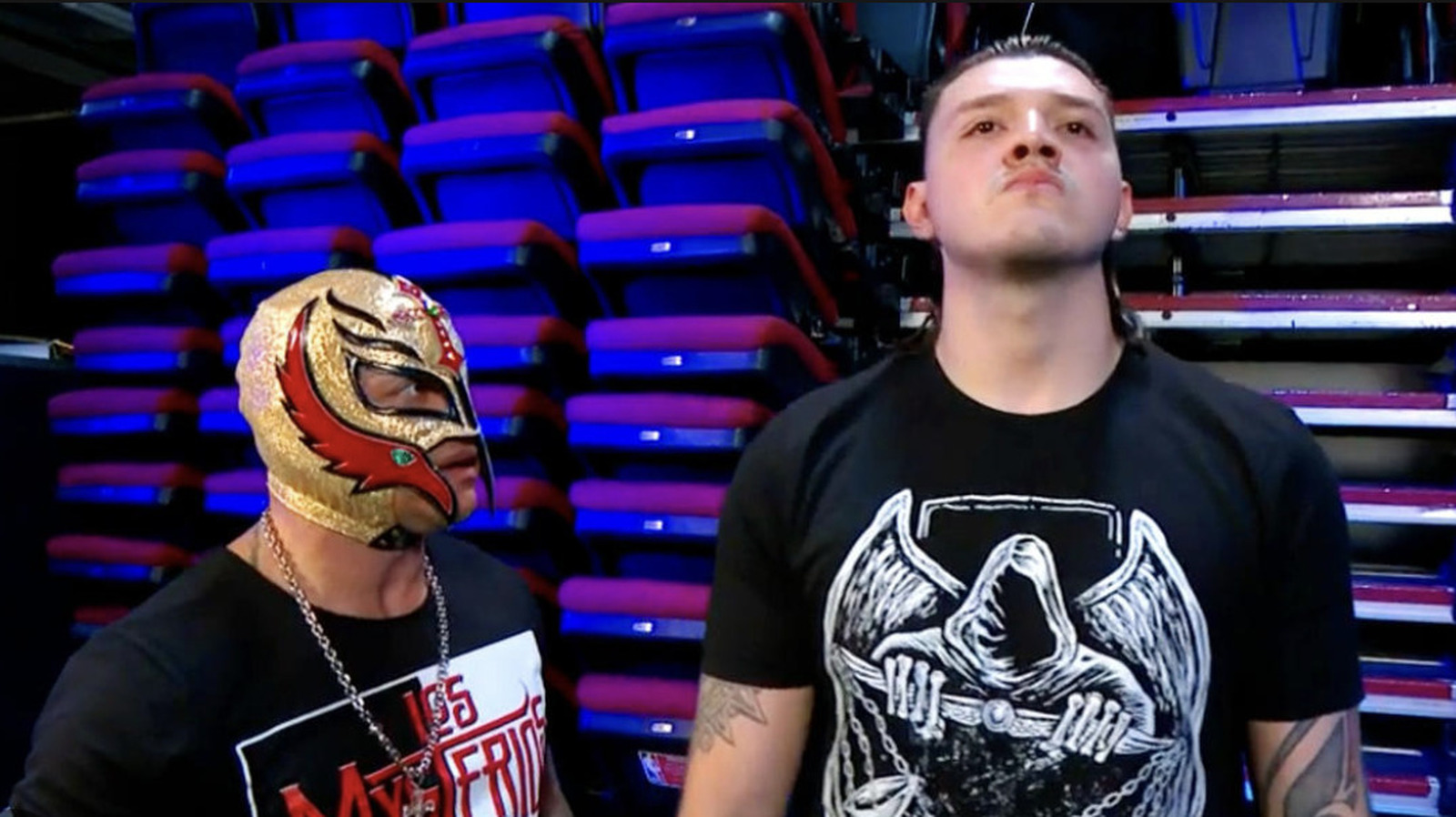 WWE on X: 😱😱😱 @EscobarWWE just kidnapped AJ Galante!! #NXTSpringBreakin  #WWENXT  / X