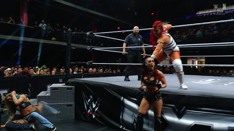 All three women on the outside