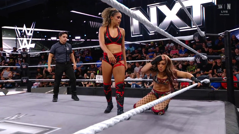 Jordan standing over Hail