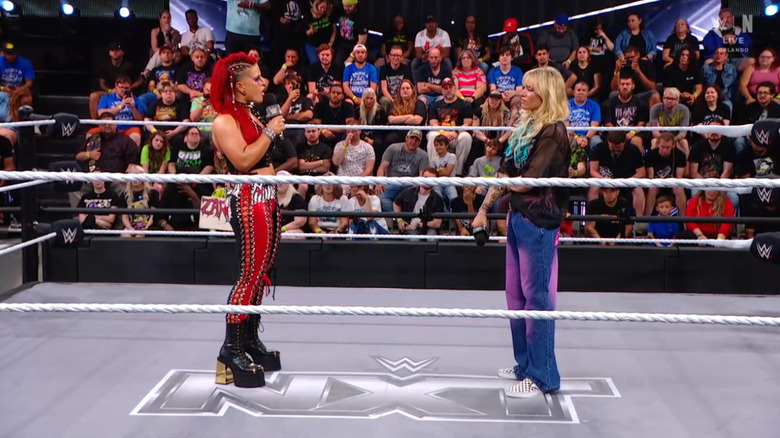 Zaria and Ruca in the ring