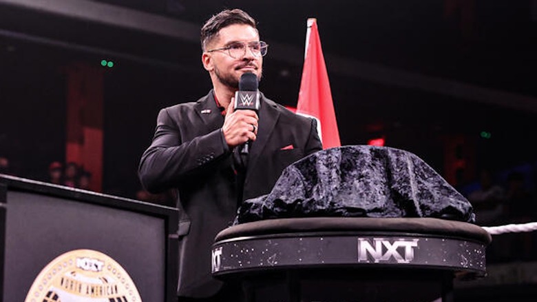 Ethan Page gets ready to debut his Canadian-themed NXT North American Championship
