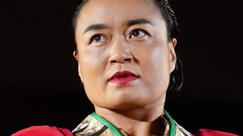 Meiko Satomura looking ahead