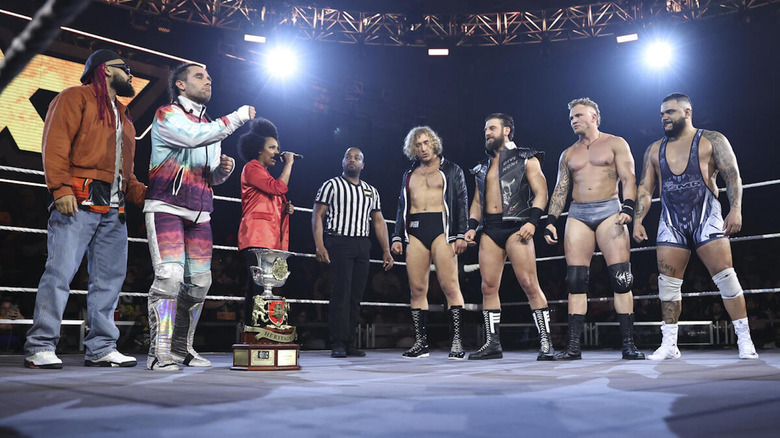 The start of this week's NXT Heritage Cup Match