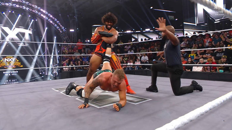 Heights with an Ankle Lock cinched in on Borne