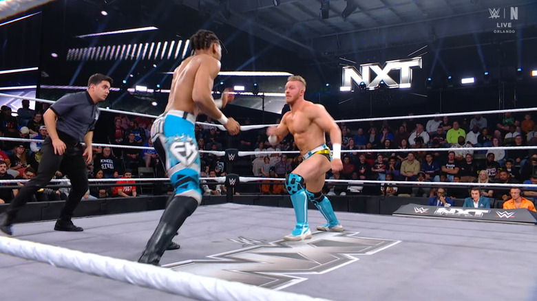 Knight and Legacy in the ring