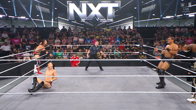 The four men in the ring