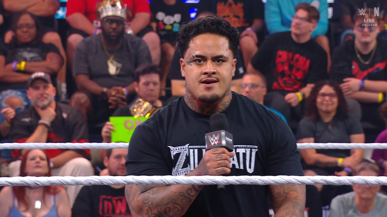 Zilla inside the ring