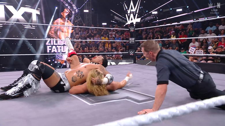 Fatu pinning Angels