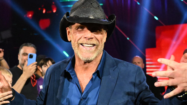Shawn Michaels on his way to find out which NXT star is in the Royal Rumble