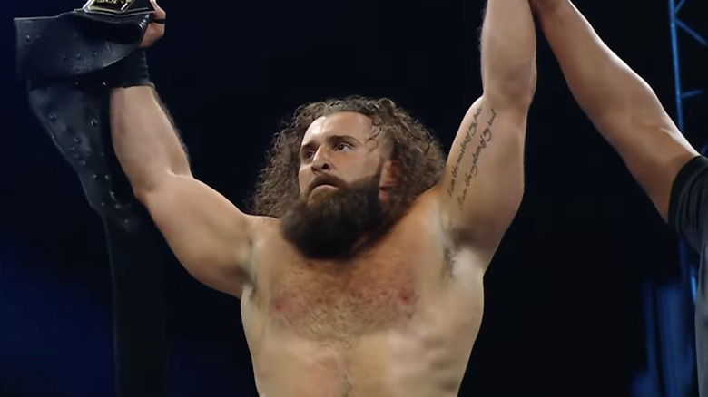 Tony D'Angelo stands tall with the "NXT" Championship