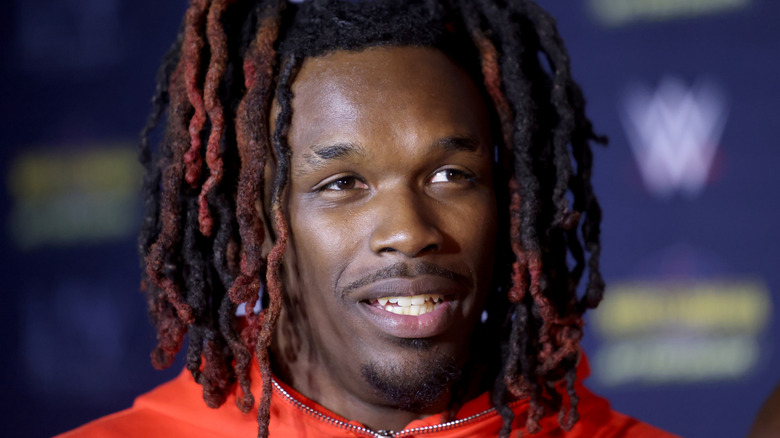 Je'Von Evans attends WrestleMania After Dark Las Vegas