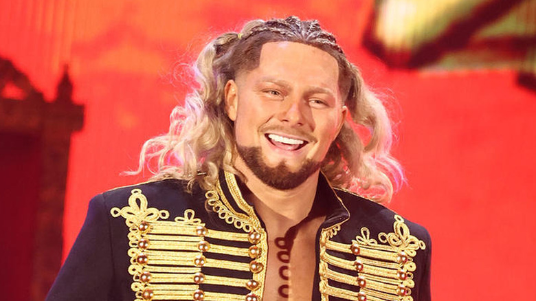 Lexis King during his "WWE NXT" entrance