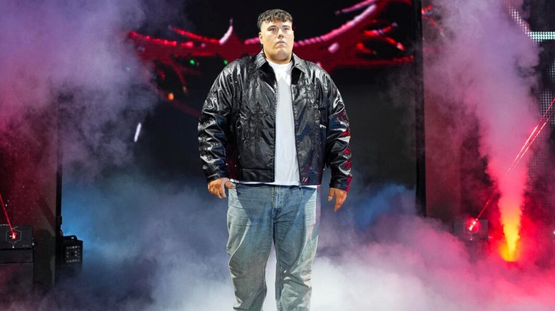 Mason Rook making his entrance