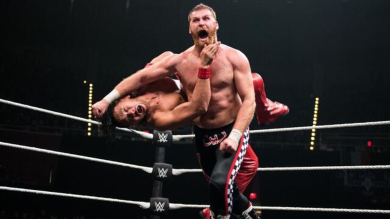 Shinsuke Nakamura and Sami Zayn at WWE NXT TakeOver: Dallas