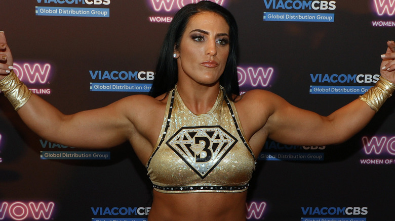 Tessa Blanchard flexing