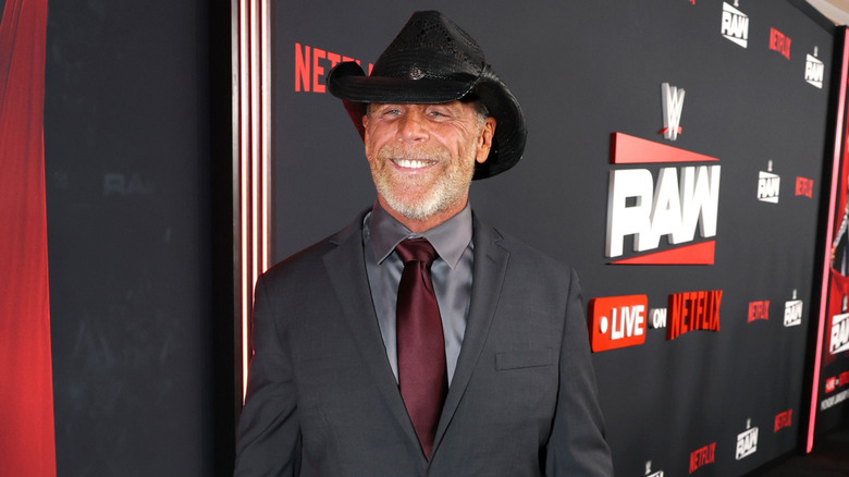 Shawn Michaels on the red carpet