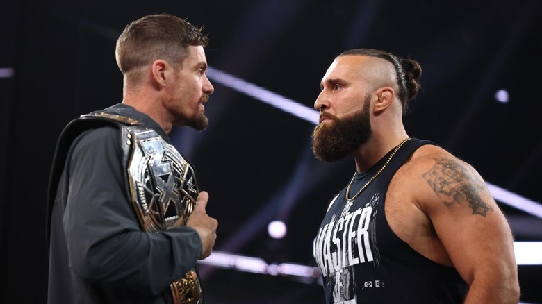 Grayson Waller and Tony D'Angelo on WWE NXT
