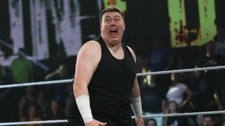 Mason Rook celebrates