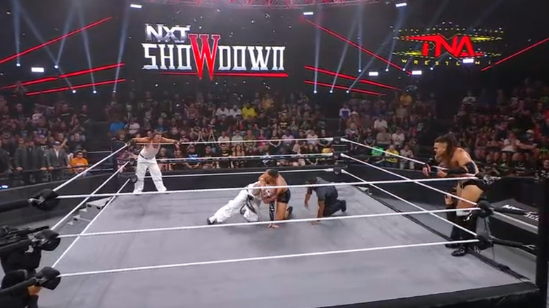 All four men in the ring