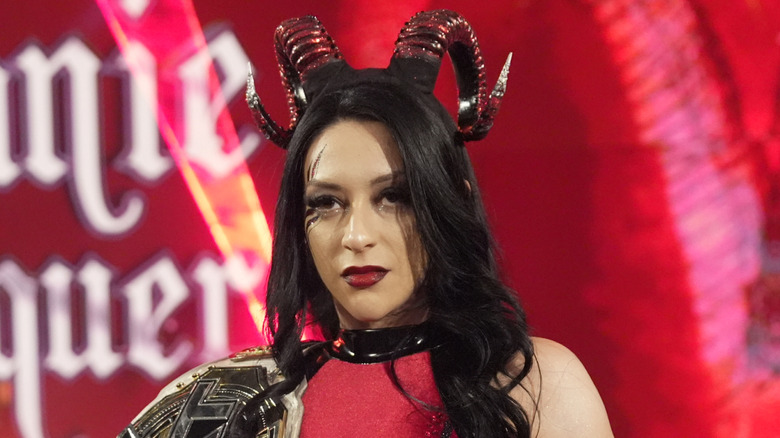 Stephanie Vaquer makes her entrance on Raw