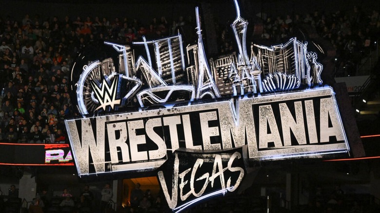 WrestleMania 42 sign on 