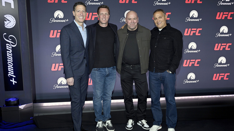 Mark Shapiro, David Ellison, Dana White, and Ari Emanuel