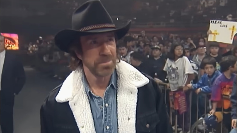 Chuck Norris as Special Enforcer during WWE Survivor Series 1994