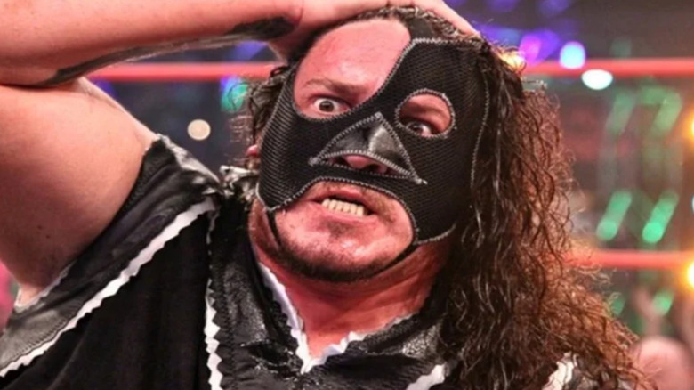 Abyss wearing a mask