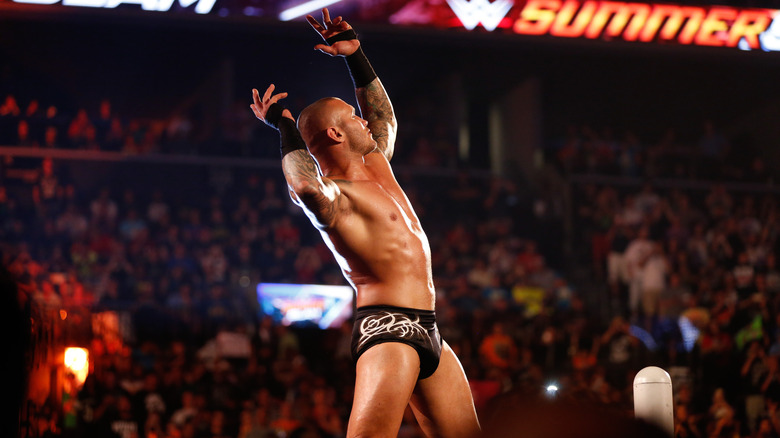 Randy Orton poses