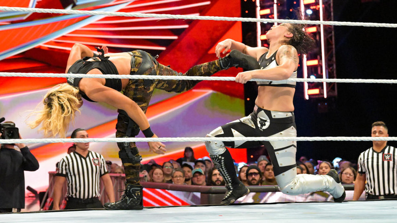 Zoey Stark superkicks Shayna Baszler