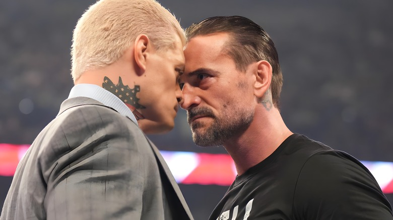 CM Punk stares down Cody Rhodes