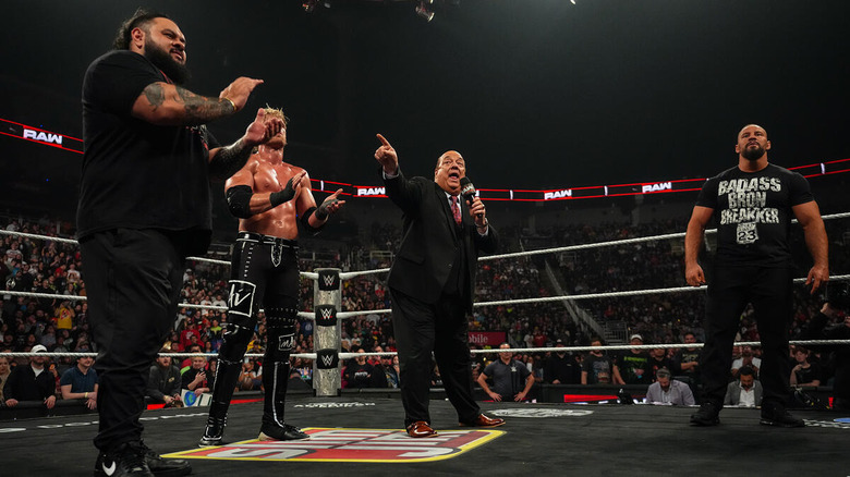 The Vision in the ring on "WWE Raw"