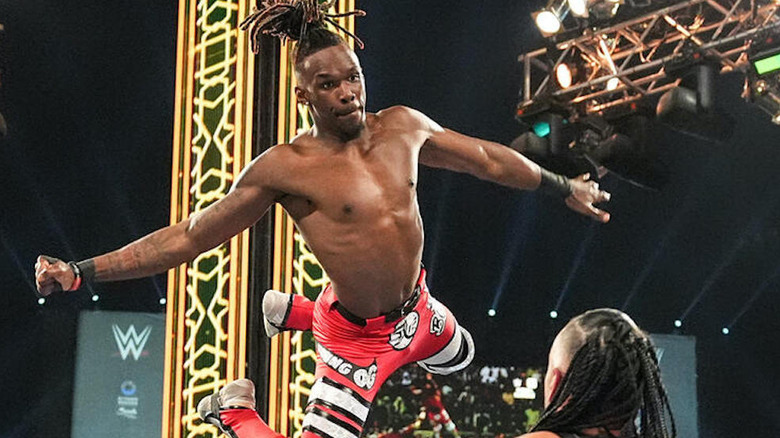 Je'Von Evans in the Royal Rumble