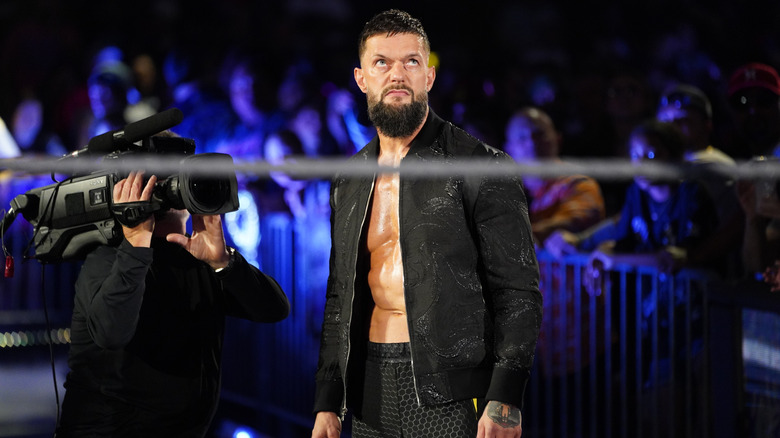 Finn Balor looks menacing
