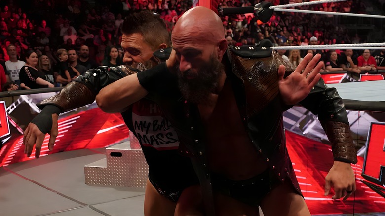 The Miz attacks Tommaso Ciampa