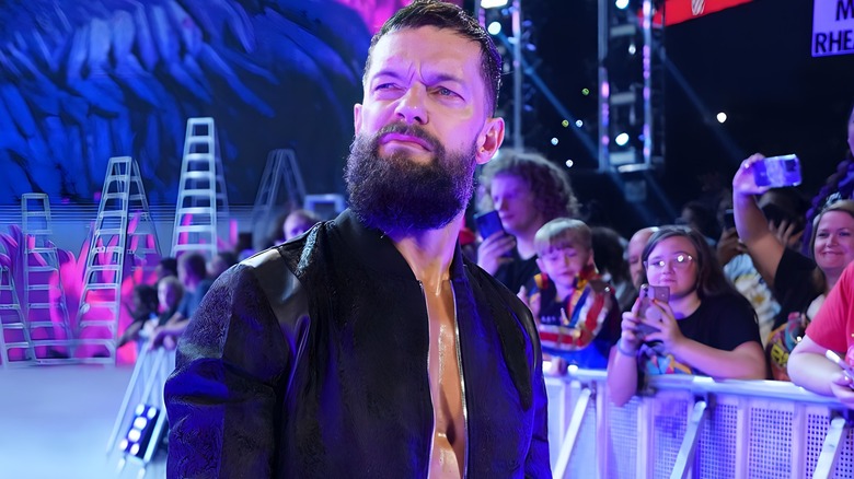 Finn Balor sneers