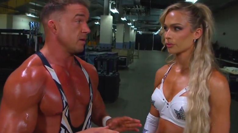 Chad Gable speaks to Maxxine Dupri