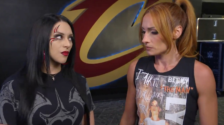 Vaquer and Lynch backstage