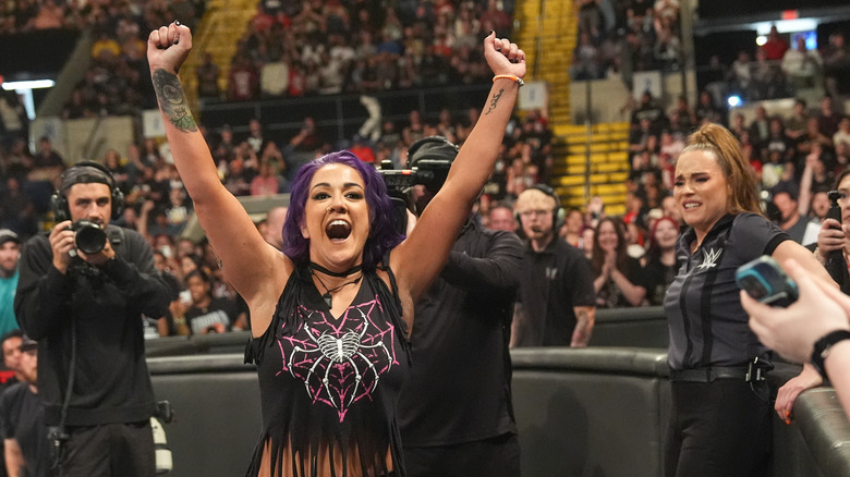 Hugger Bayley was in full effect