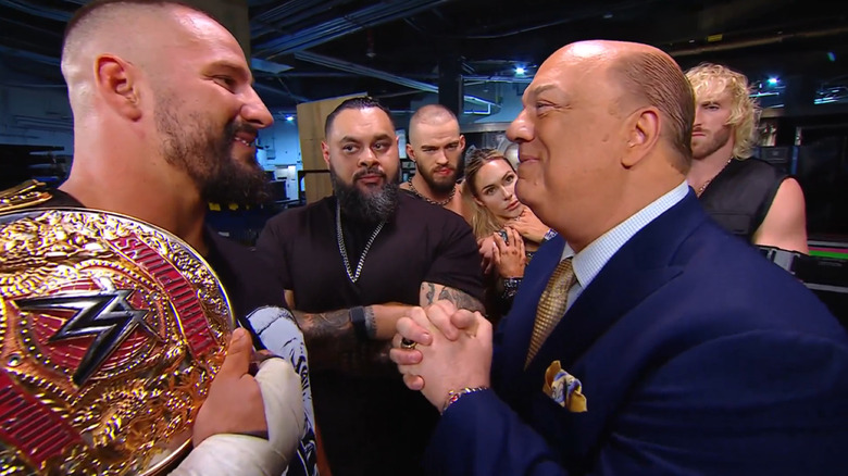 The Vision with Paul Heyman backstage