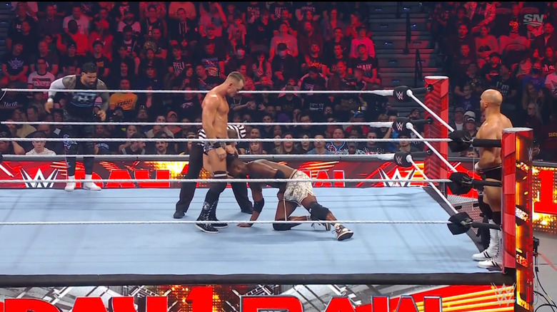 The four men in the ring