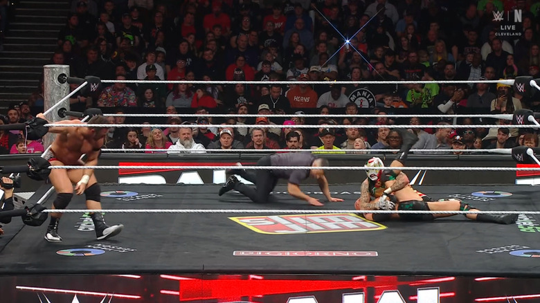 All three men in the ring