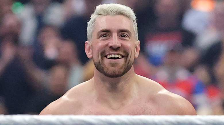 Joe Hendry smiling at WrestleMania