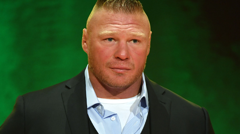 Lesnar at an event