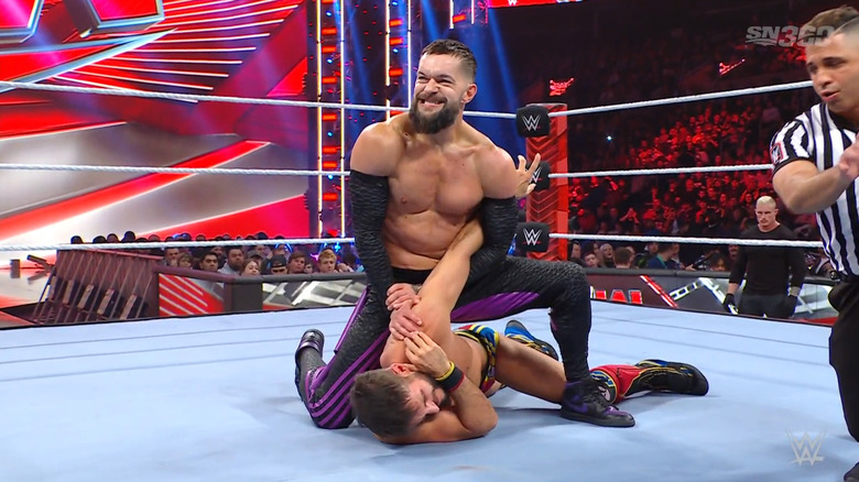 Balor targeting Gargano's arm