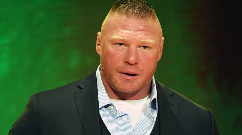 Lesnar at an event