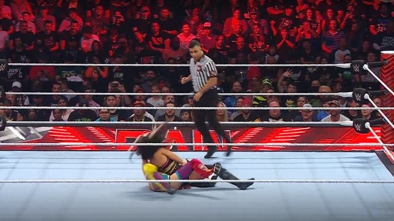 Kai and Asuka in the ring